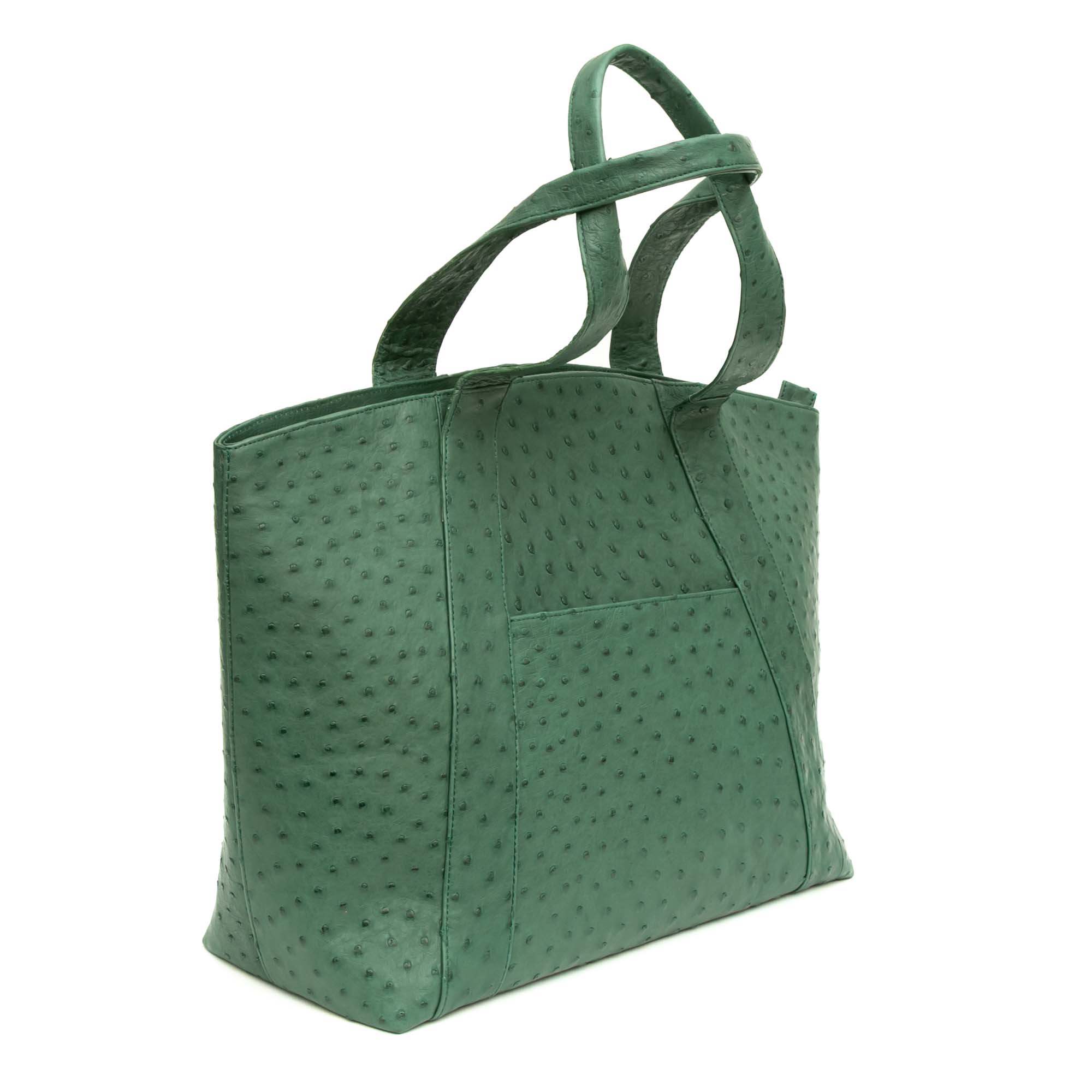 Ostrich Leather Bag Overnight - Image 8