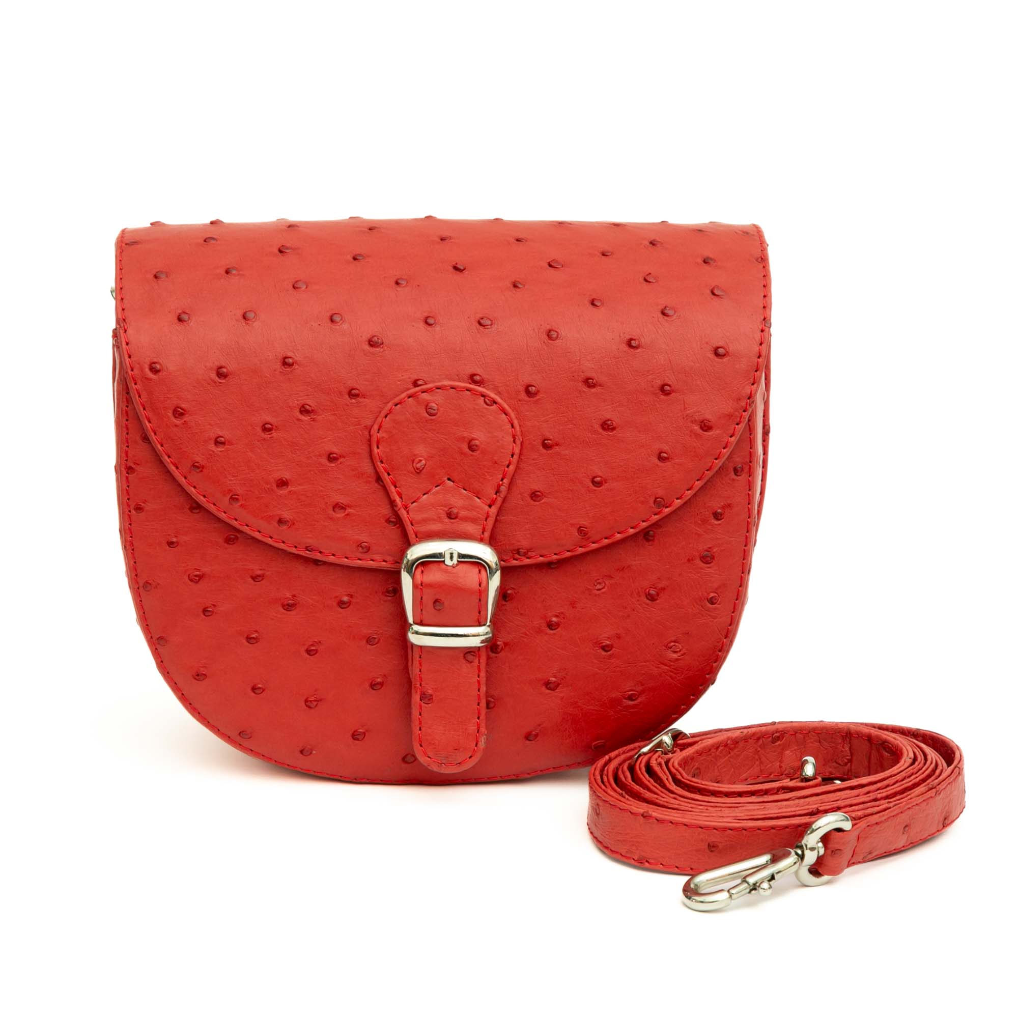Ostrich Leather Bag Rain